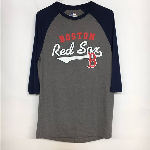Genuine Merchandise Other - MLB BosTon Red Sox 3/4 Sleeve Men's Logo Tee